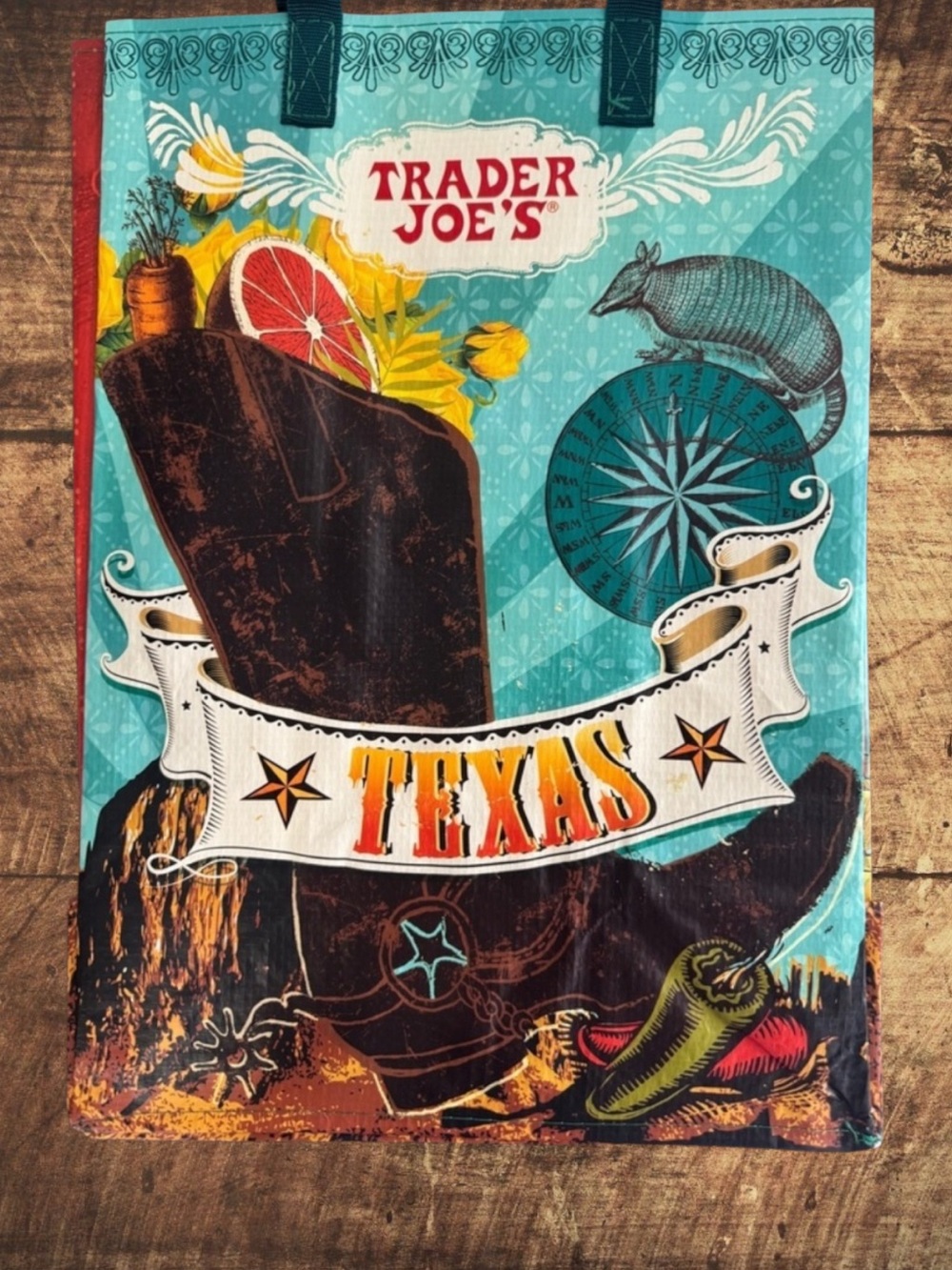 Trader Joe's Reusable TEXAS Tote - NEW